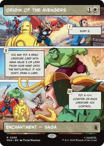 Origin of the Avengers (Borderless)