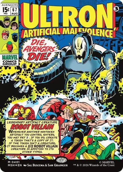 Ultron, Artificial Malevolence (Borderless) (0401)