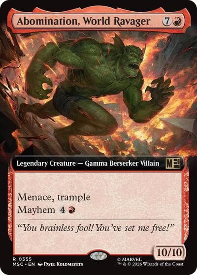 Abomination, World Ravager (Extended Art)
