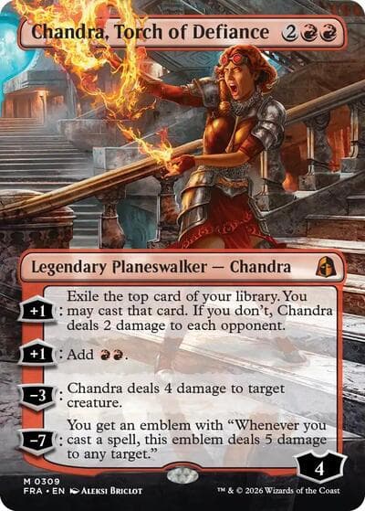 Chandra, Torch of Defiance (Borderless)