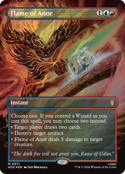 Flame of Anor (Borderless) (Surge Foil)