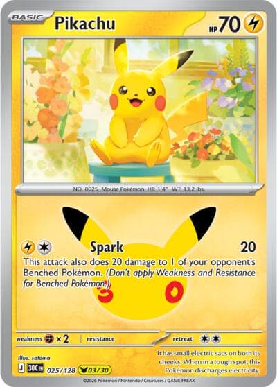 Pikachu - 025/128