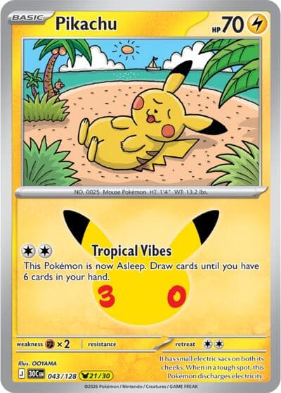 Pikachu - 043/128