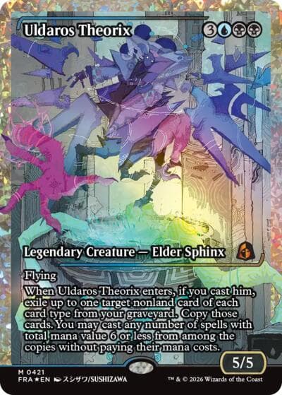 Uldaros Theorix (Showcase) (Fracture Foil) (0421)